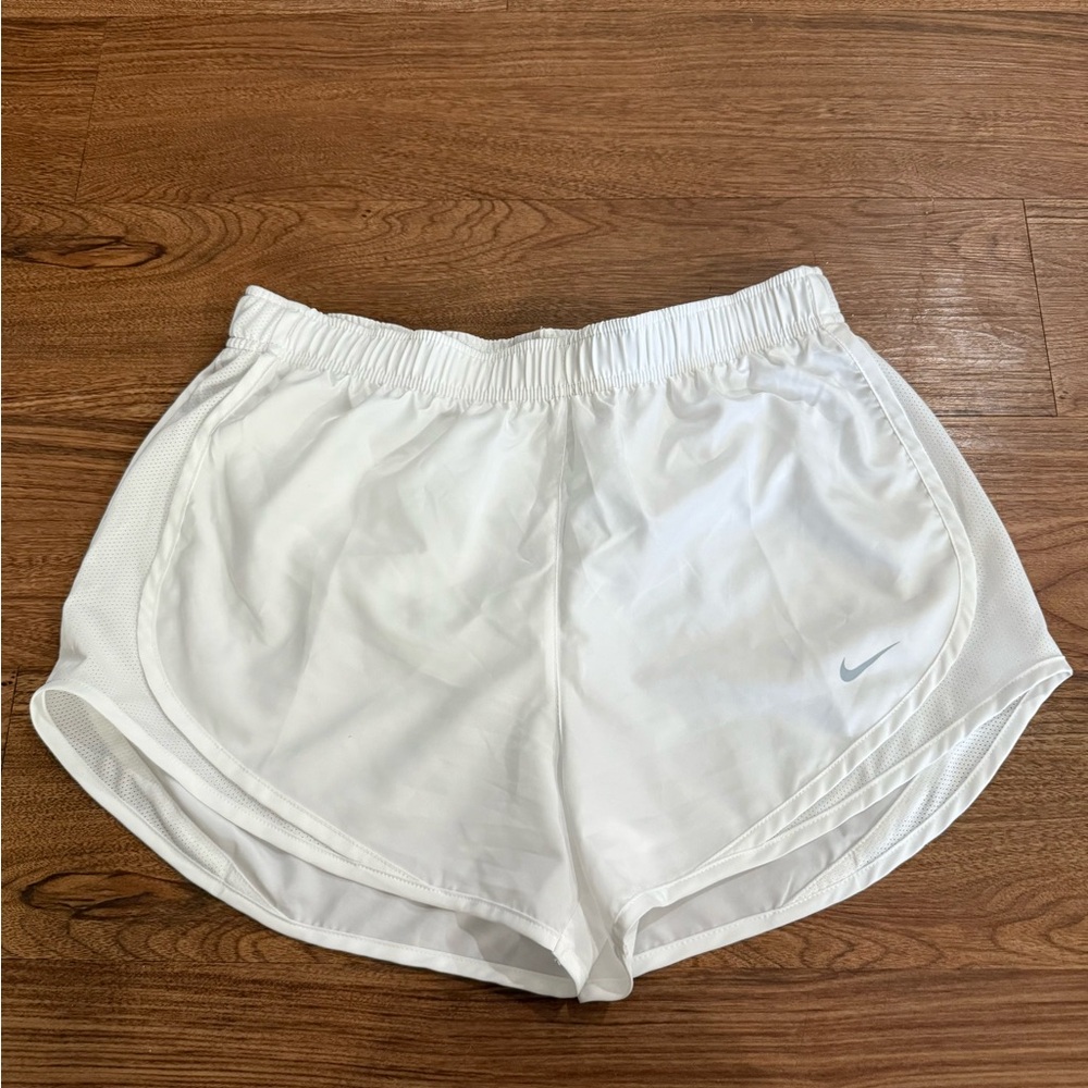 Nike White Athletic Shorts